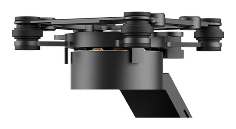 Top mounting and shock absorption