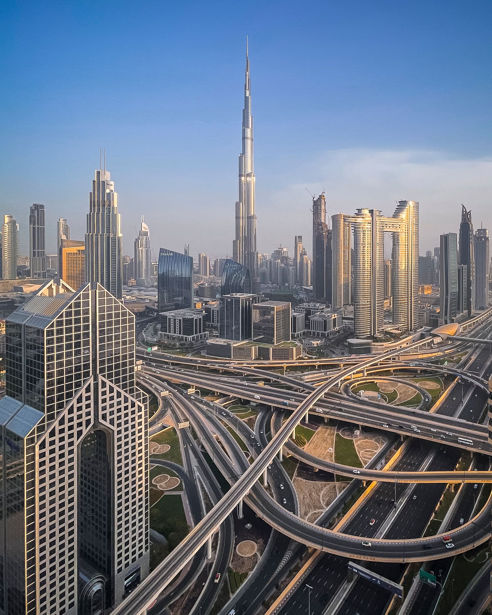 Aerial view of Dubai's skyline — the core operating scene for UAE drone operations